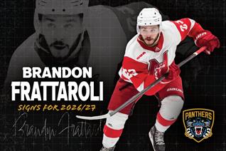 FORWARD BRANDON FRATTAROLI JOINS PANTHERS