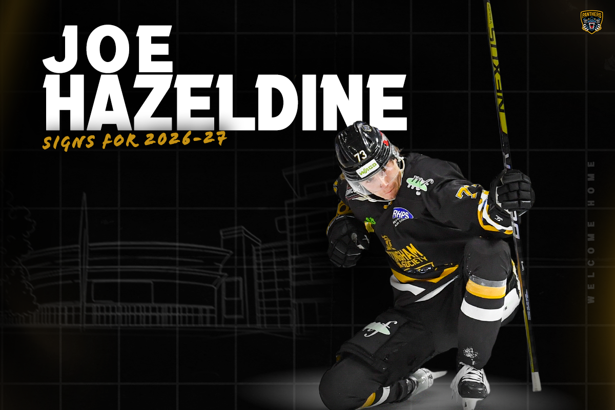 JOE HAZELDINE RETURNS TO THE PANTHERS Top Image
