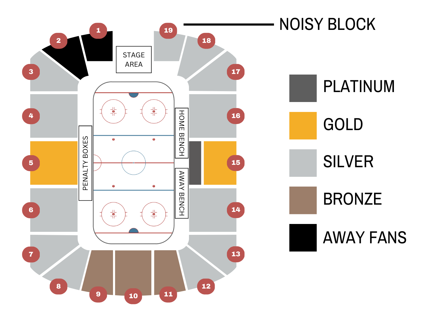 Venue & Ticket Info (seating diagram)