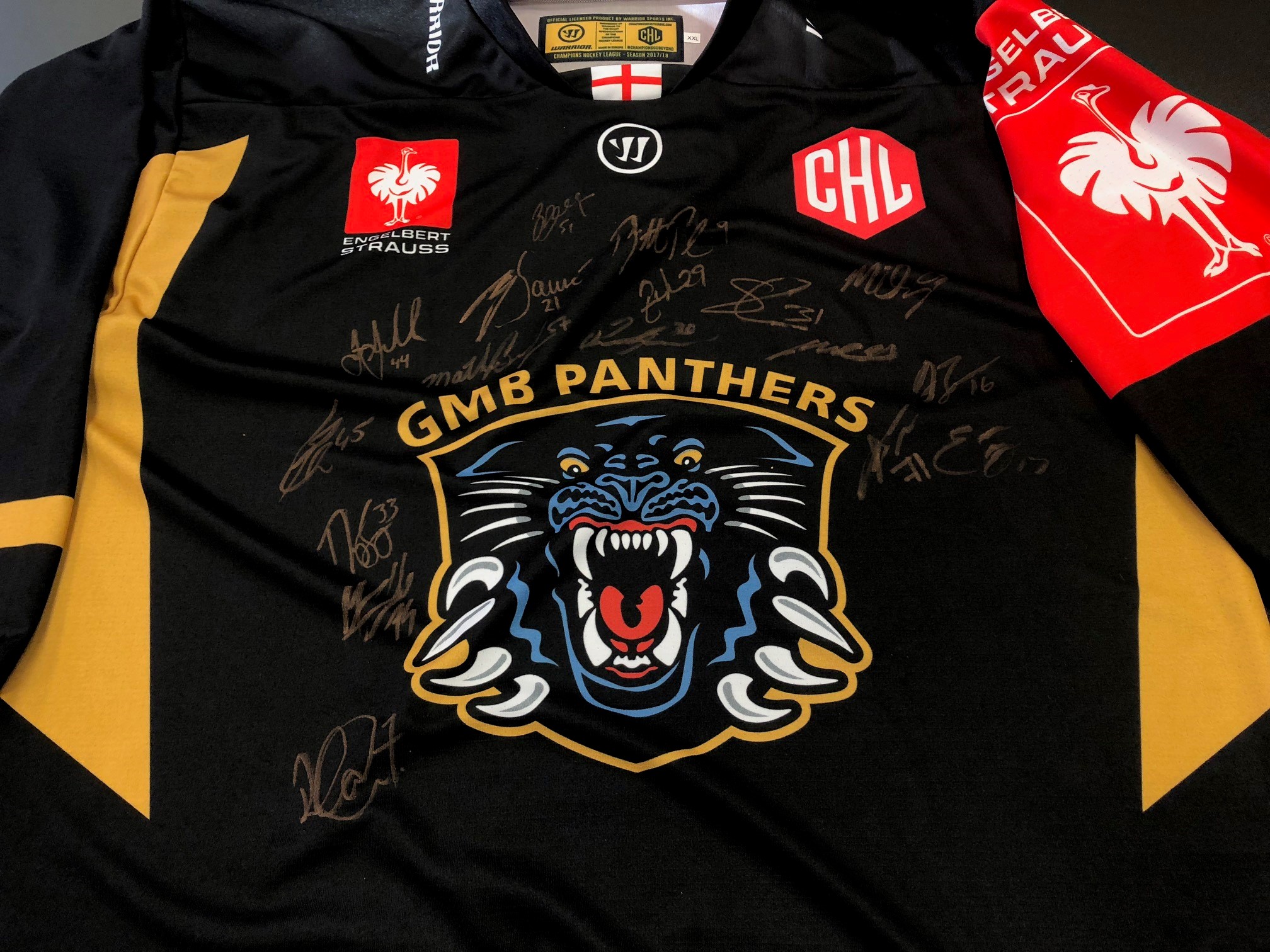 Charity jersey auction ends at £150 Top Image