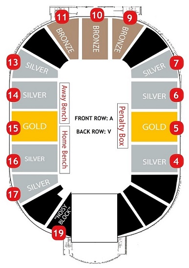 Venue & Ticket Info (seating diagram)