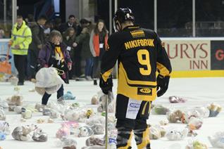 Countdown to Teddy Bear Toss Begins