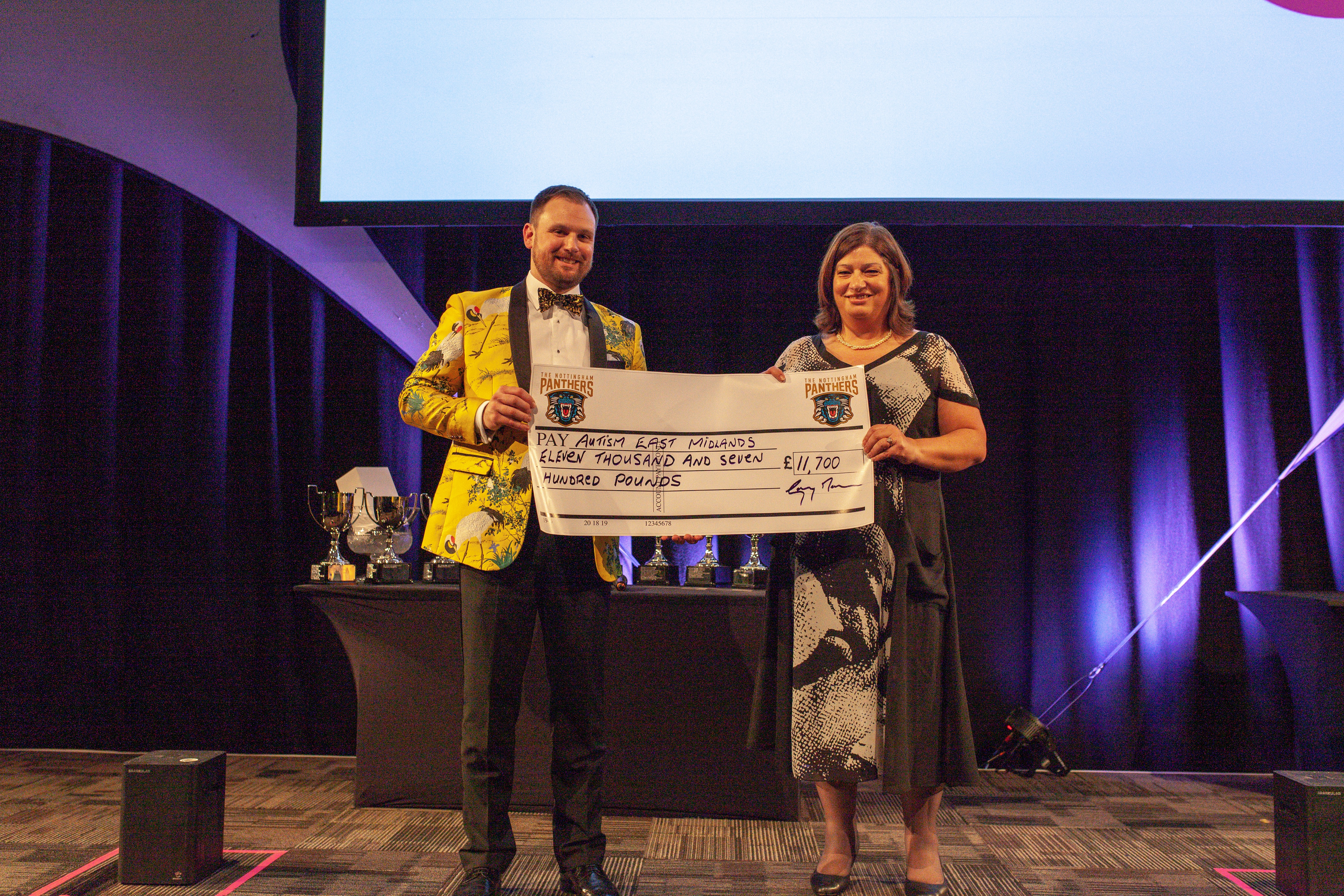 Panthers raise £11,700 for charity Top Image