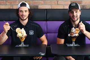 Panthers join up with Creams for sweet treat