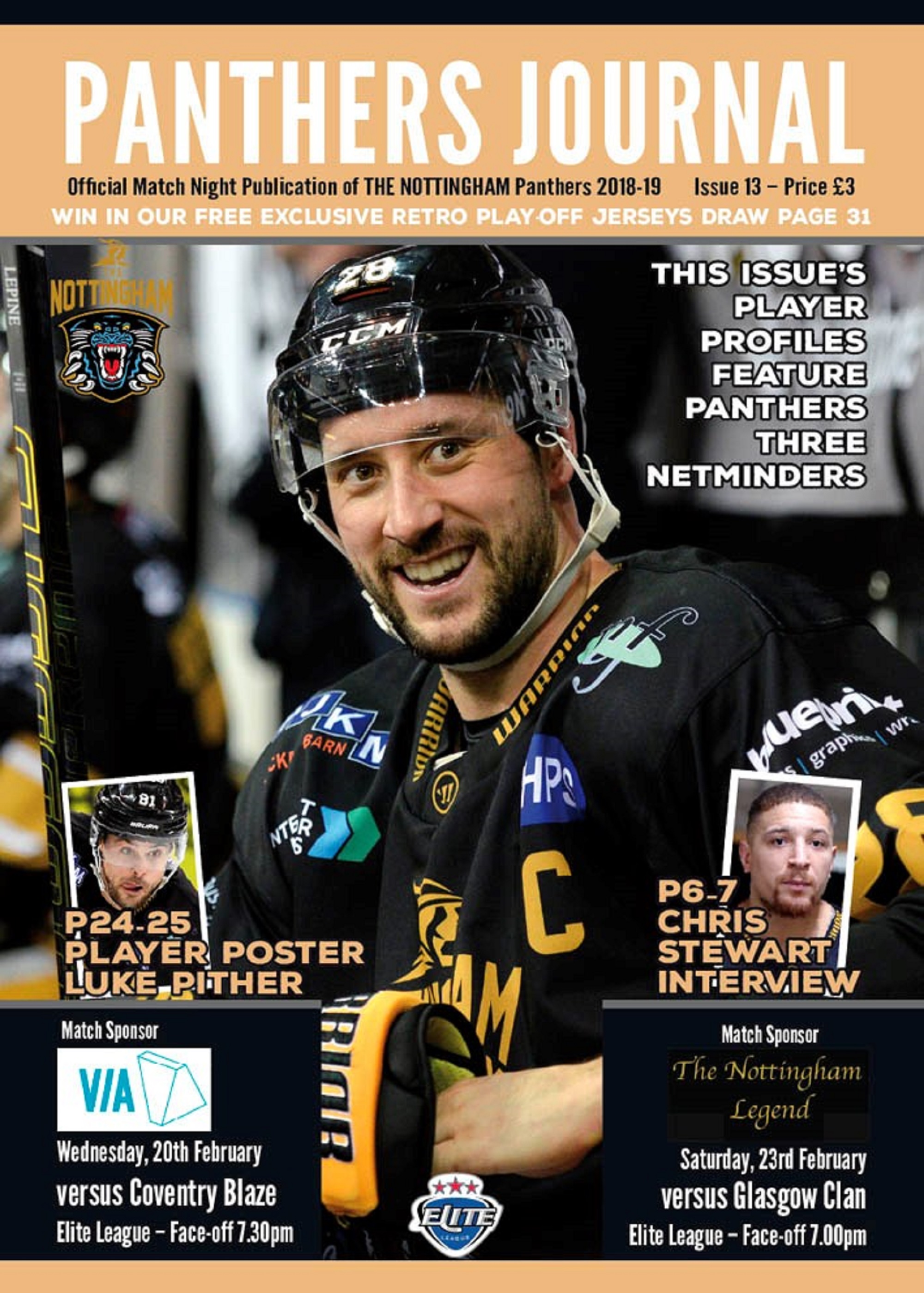 Panthers Journal: Issue 13 Top Image