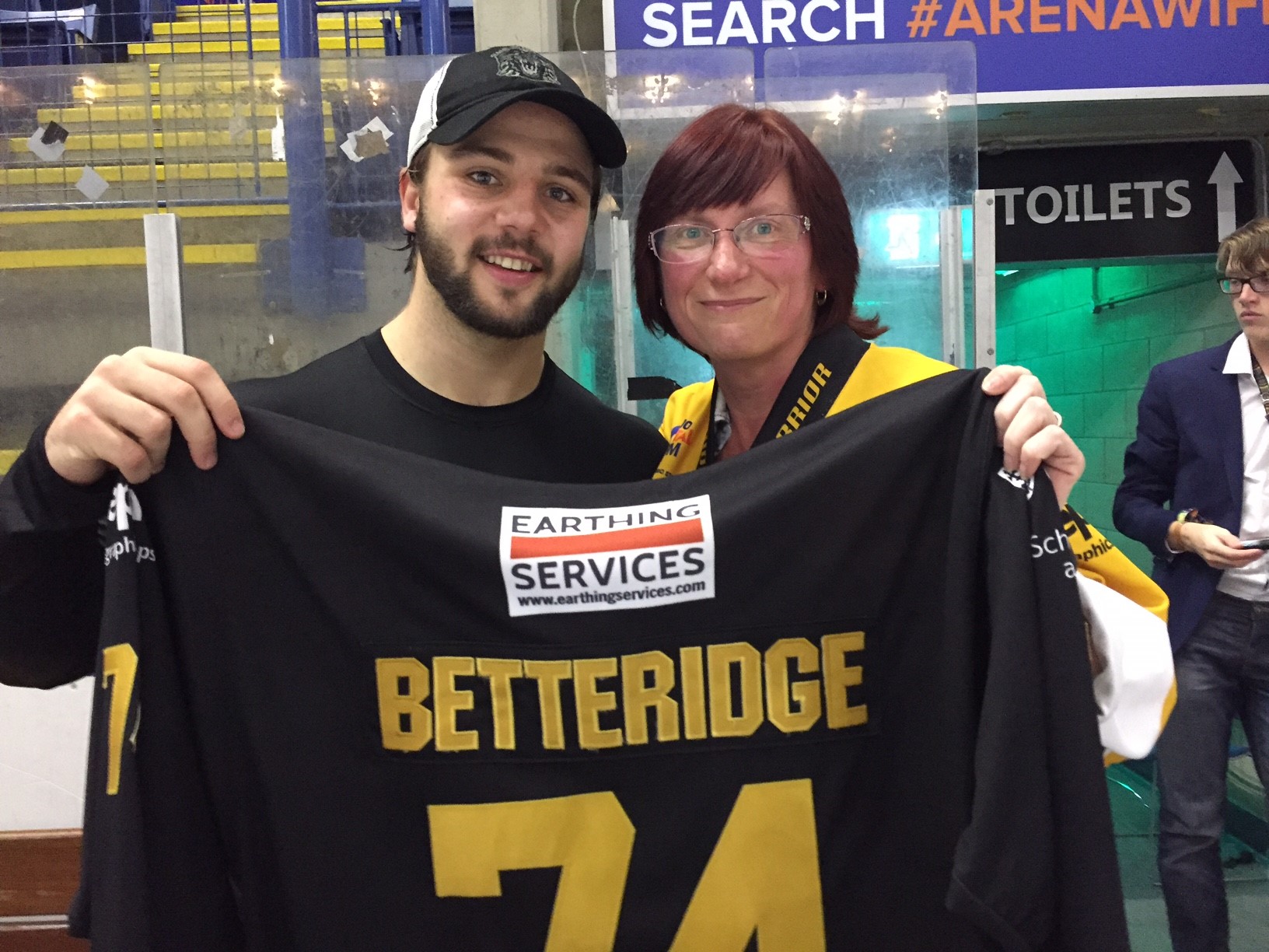 Betteridge jersey won by 12 year fan Top Image