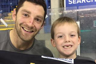Young Panthers fan wins Mosey's jersey