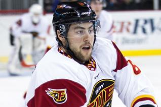 Mathieu Brisebois with former team, the Indy Fuel