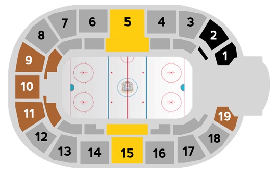 Venue & Ticket Info (seating diagram)