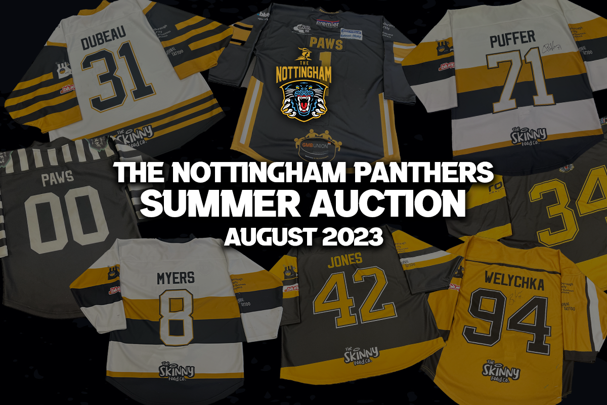 THE NOTTINGHAM PANTHERS AUGUST AUCTION Top Image