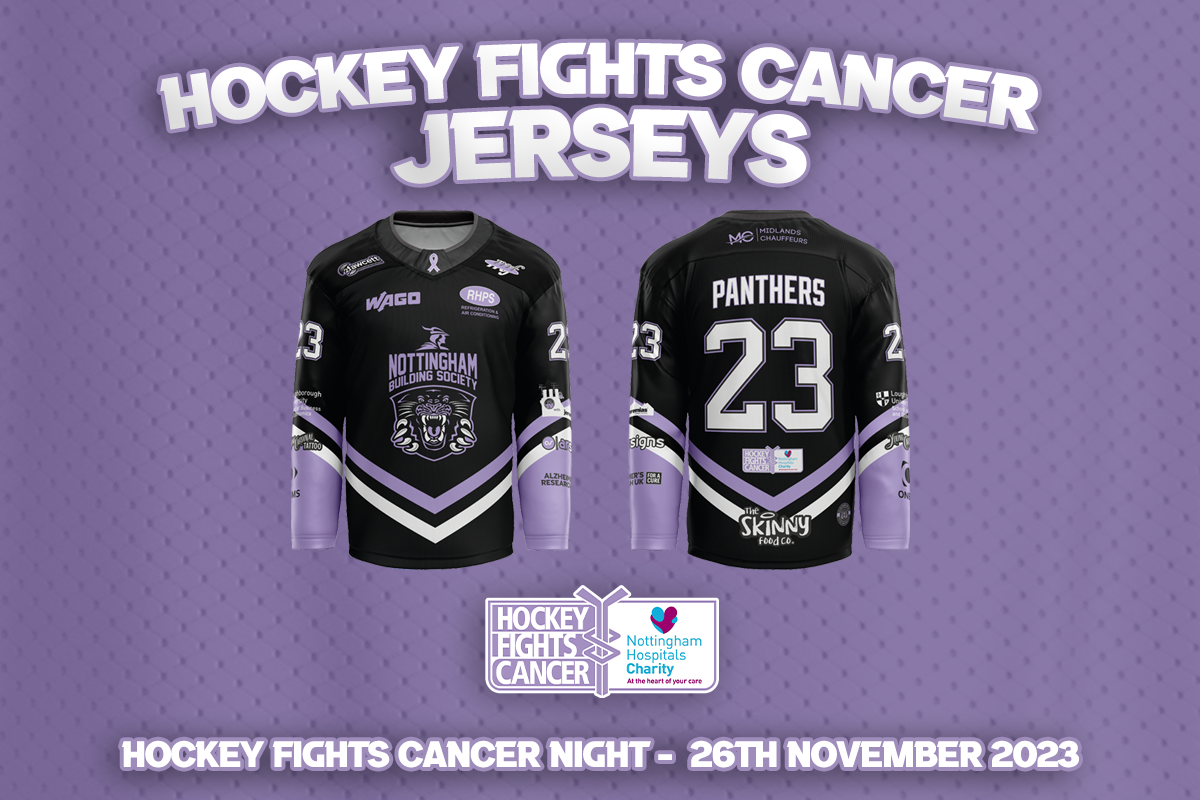 GAME-WORN HOCKEY FIGHTS CANCER JERSEY RAFFLE Top Image