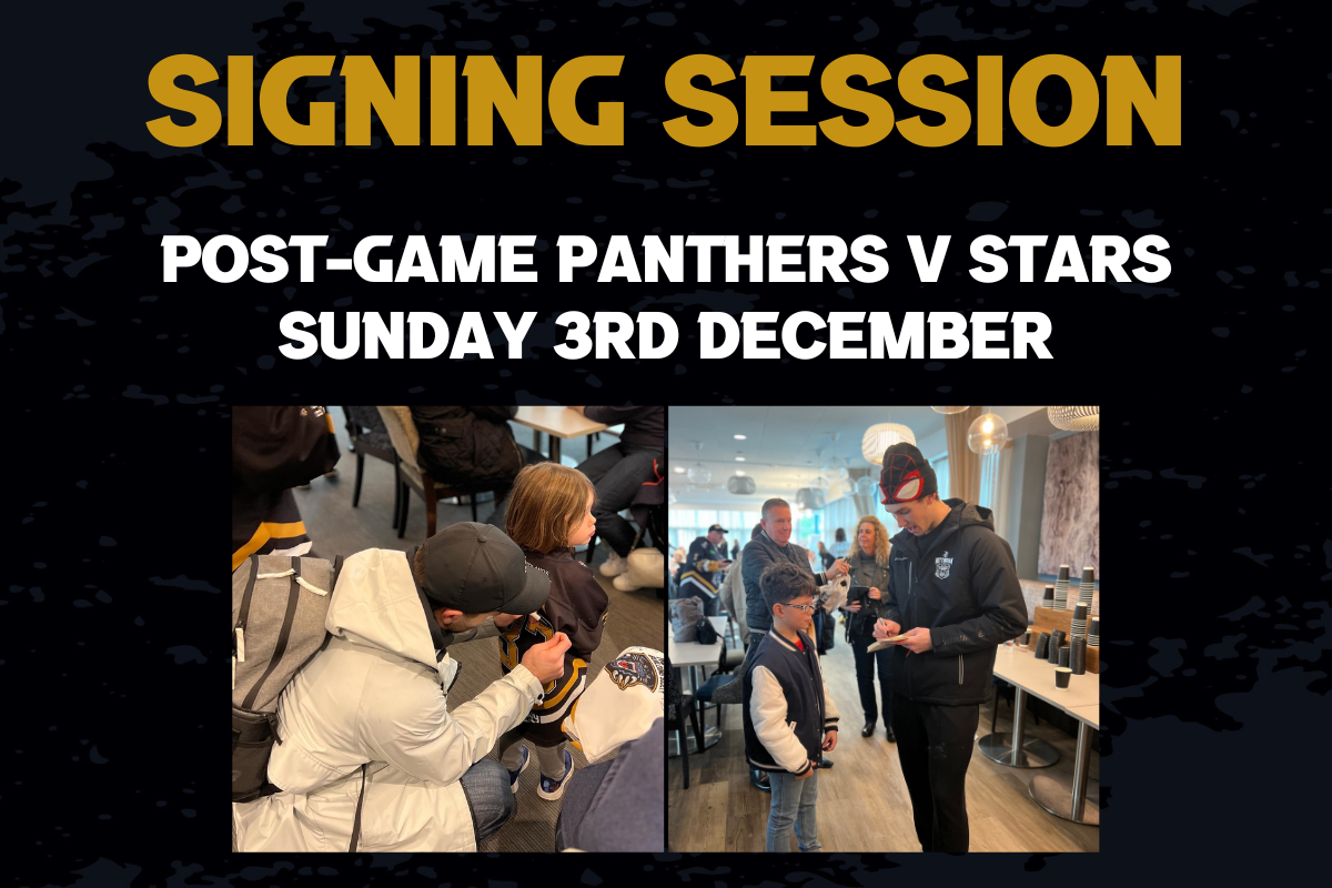 POST-GAME SIGNING SESSION ON SUNDAY Top Image