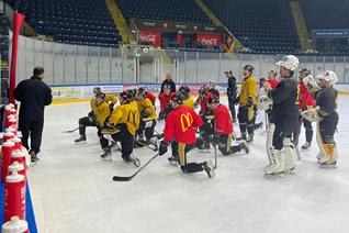 PAREDES: GREAT TO GET TEAM ON THE ICE