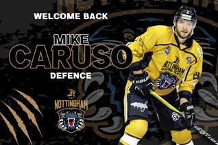 PANTHERS CONFIRM RETURN OF DEFENCEMAN CARUSO