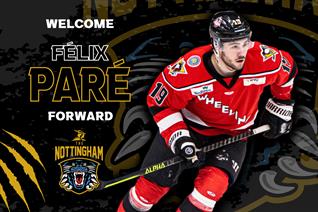 PANTHERS SIGN FORWARD FÉLIX PARÉ