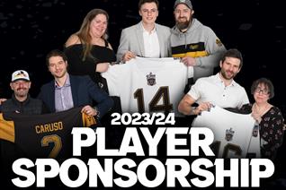 PLAYER SPONSORSHIP AVAILABLE FOR 2023-24 SEASON
