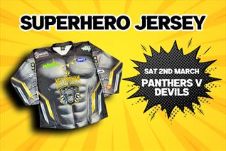 GAME-WORN SUPERHERO JERSEY AUCTION