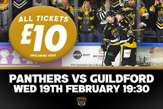 TICKETS ON SALE FOR £10 GAME v GUILDFORD IN FEBRUARY