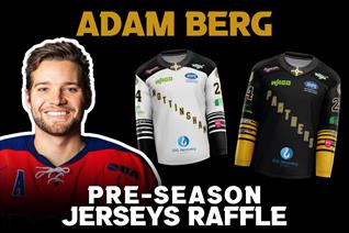 WIN AN ADAM BERG REPLICA PRE-SEASON JERSEY