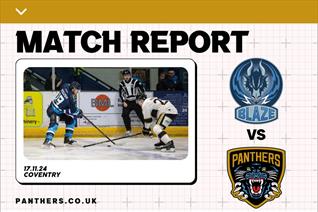 17TH NOVEMBER 2024: BLAZE 4-3 PANTHERS