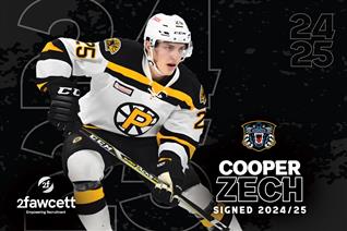 DEFENCEMAN COOPER ZECH SIGNS PANTHERS DEAL