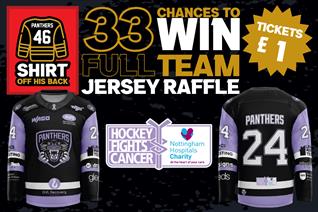 WIN A HOCKEY FIGHTS CANCER GAME-WORN JERSEY