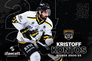 EXPERIENCED FORWARD KONTOS JOINS PANTHERS