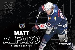 PANTHERS SIGN FORWARD MATT ALFARO