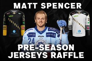 CHANCE TO WIN A MATT SPENCER REPLICA JERSEY