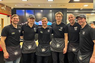 GREAT TURNOUT FOR PANTHERS AT MCDONALD'S