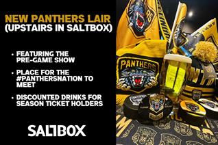 TWO SPECIAL GUESTS FOR OPENING WEEKEND OF PANTHERS LAIR IN SALTBOX