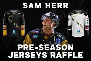 WIN A SAM HERR PRE-SEASON REPLICA JERSEY