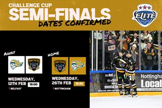 PANTHERS AGAINST GIANTS IN CUP SEMI-FINALS