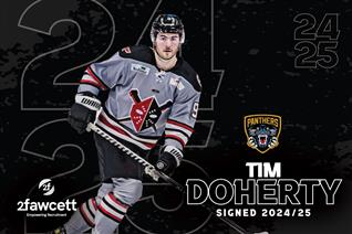 PANTHERS SIGN FORWARD TIM DOHERTY