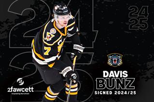 DEFENCEMAN BUNZ JOINS PANTHERS