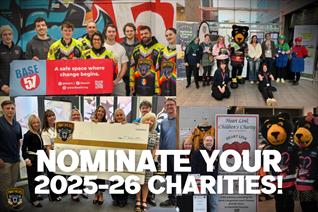 NOMINATIONS OPEN FOR CHARITIES FOR 2025-26