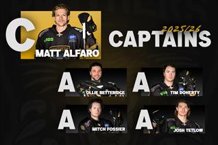 MATT ALFARO NAMED PANTHERS CAPTAIN FOR 2025-26 SEASON