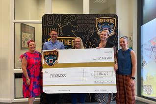 FRAMEWORK THANK PANTHERS FOR £11,000 FUNDRAISING
