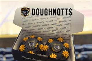 TASTY TREATS AT PANTHERS WITH DOUGHNOTTS LINK UP