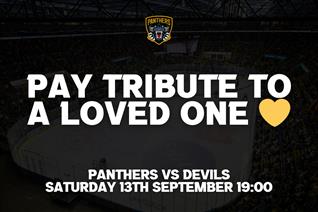 PAY TRIBUTE TO A LOVED ONE AT PANTHERS HOME GAME