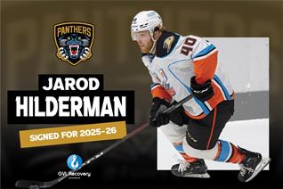 DEFENCEMAN JAROD HILDERMAN JOINS PANTHERS