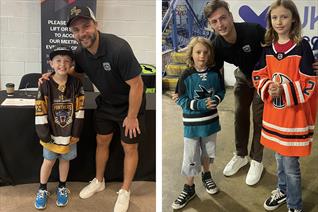 OLLIE & JORDAN ON HAND AS FANS CHECK ARENA SEATS