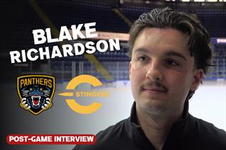 BLAKE RICHARDSON 'LOST FOR WORDS' BACK IN NOTTINGHAM