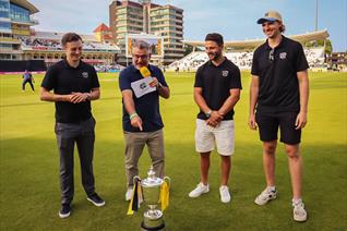 PANTHERS PARADE TROPHY AT TRENT BRIDGE