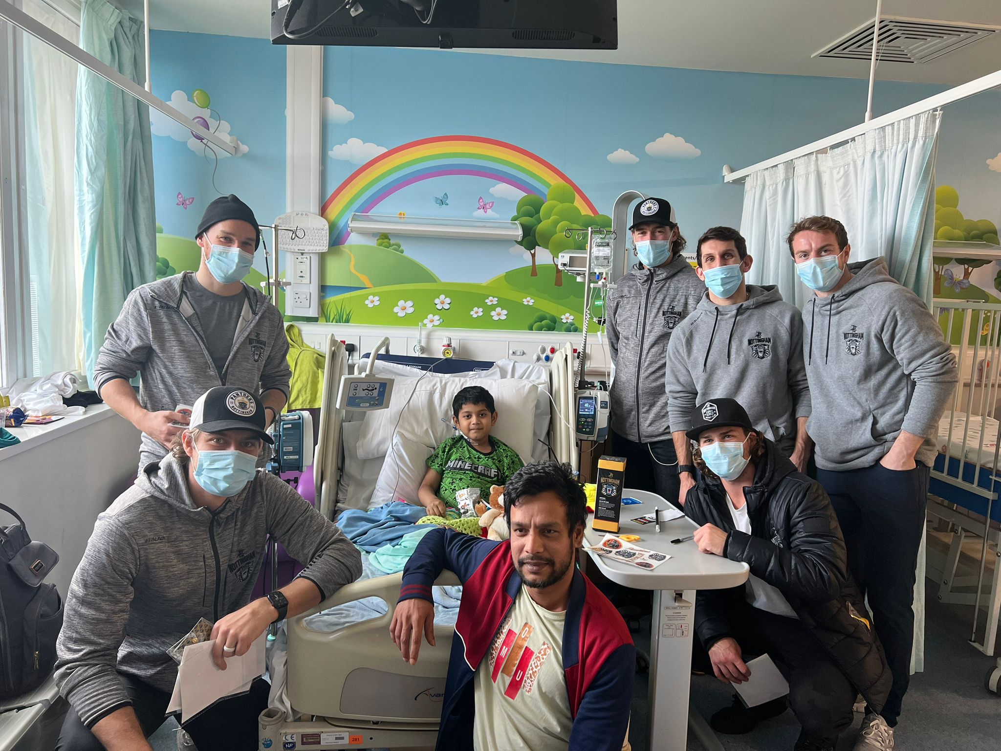 PANTHERS MAKE VISIT TO THE HOSPITAL Top Image