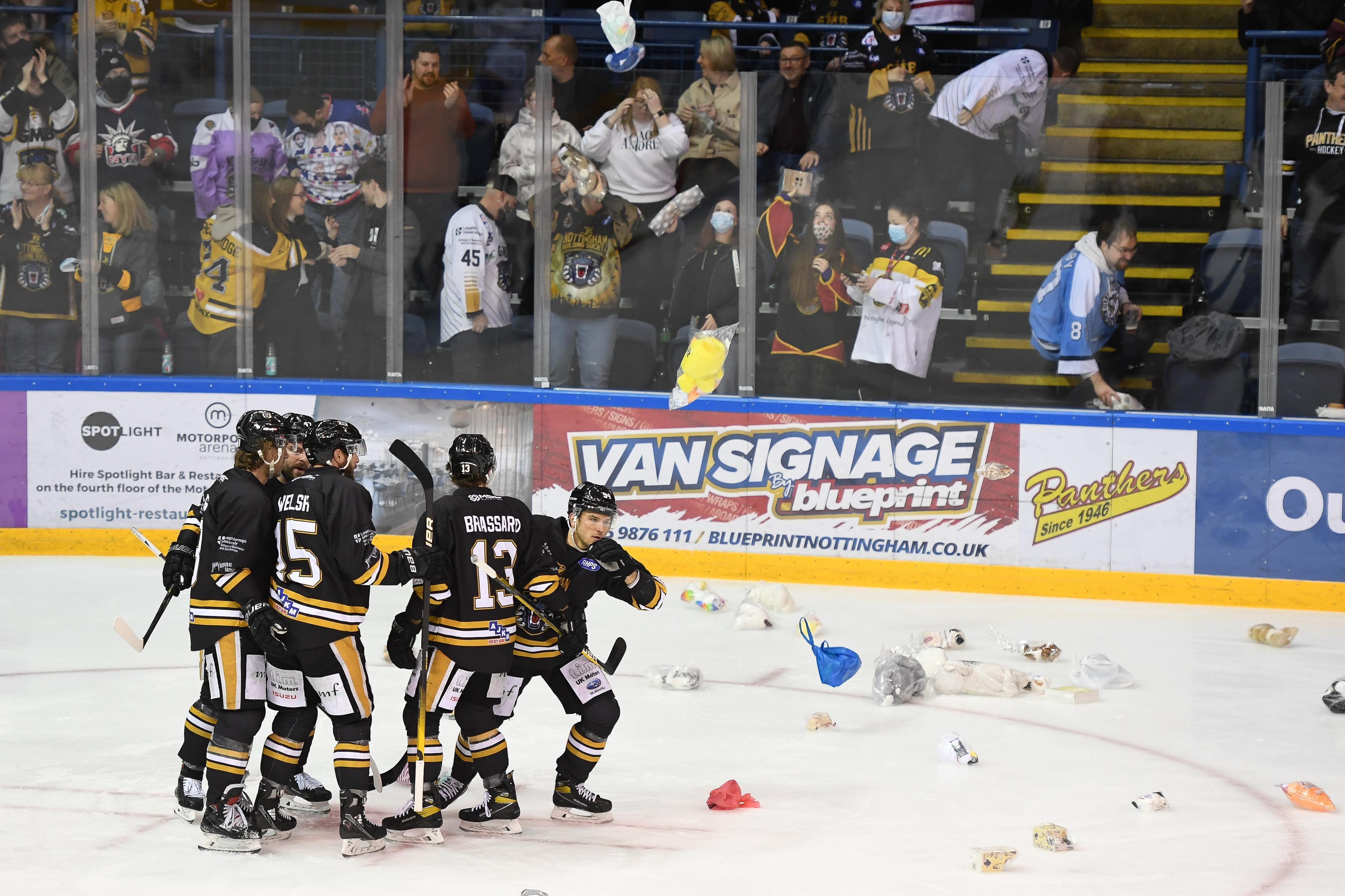 GET READY FOR THE TEDDY BEAR TOSS ON FRIDAY Top Image