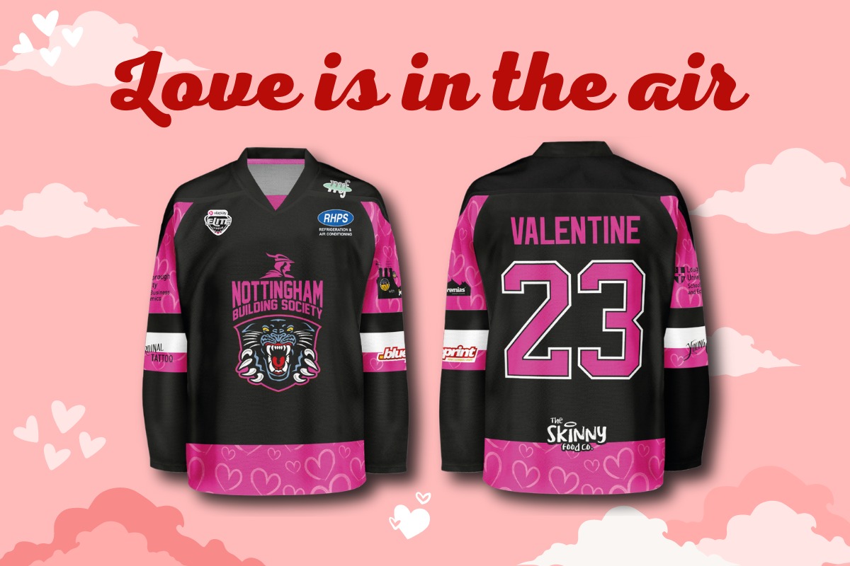 OWN A SIGNED GAME-WORN VALENTINE'S DAY PANTHERS JERSEY Top Image